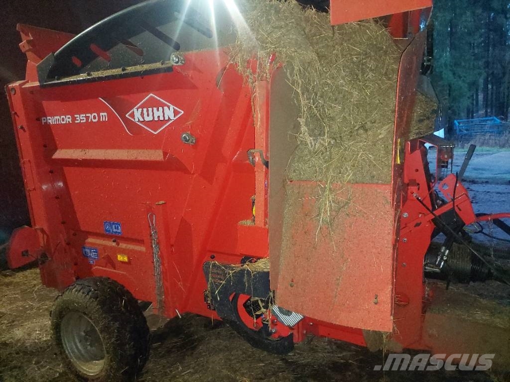 Kuhn Primor 3570 베일 분쇄기, 절단기 및 언롤러
