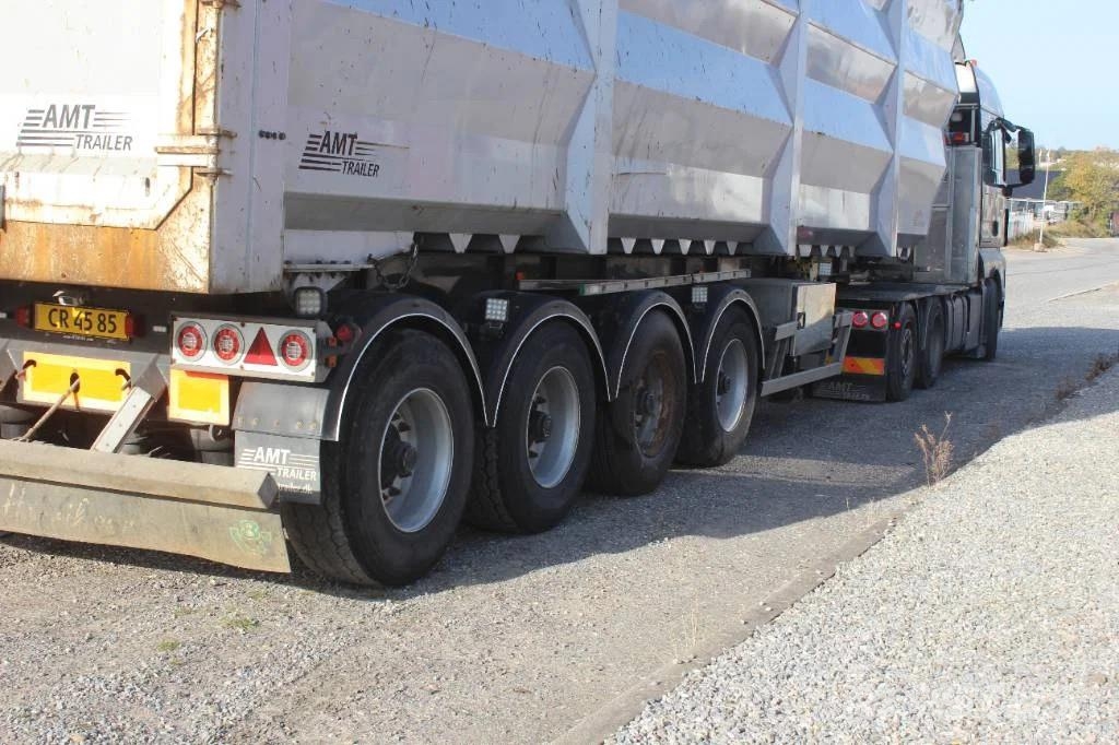 AMT TV400 4 akslet 68 m3 skrot trailer Semi-trailer med tip