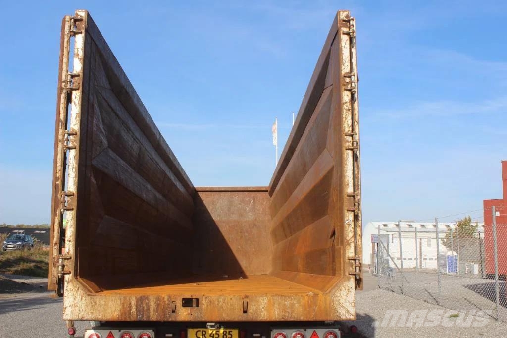AMT TV400 4 akslet 68 m3 skrot trailer Semi-trailer med tip