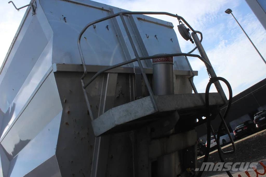 AMT TV400 4 akslet 68 m3 skrot trailer Semi-trailer med tip