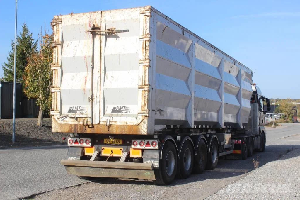AMT TV400 4 akslet 68 m3 skrot trailer Semi-trailer med tip