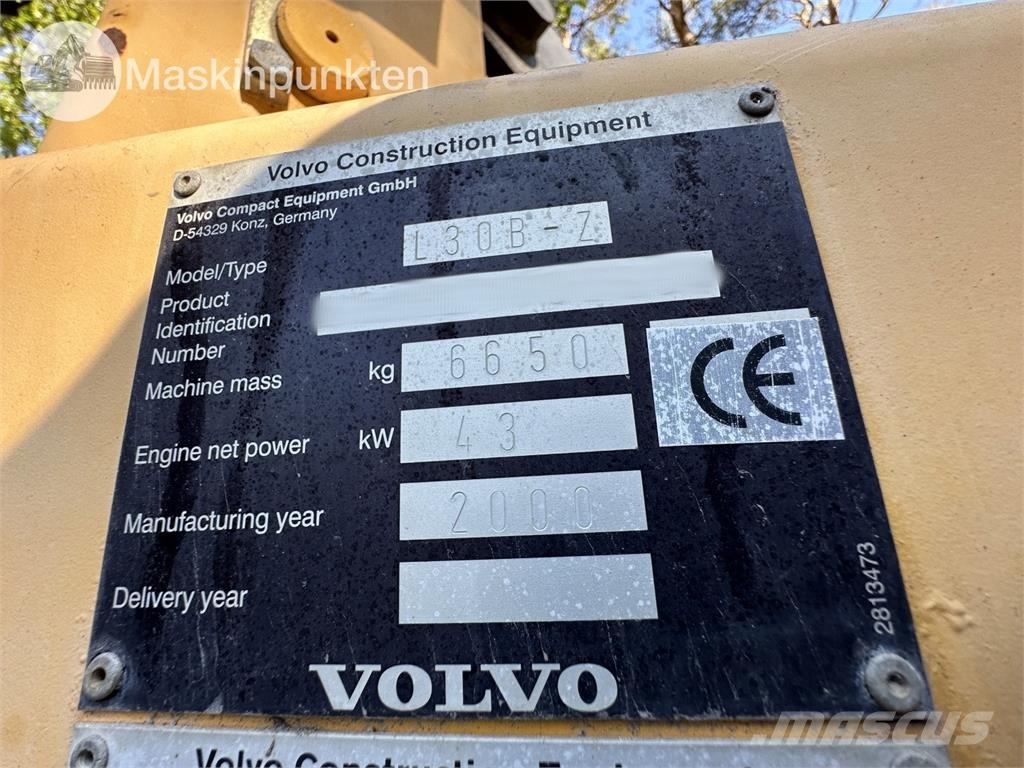 Volvo L30B-Z 轮式装载机