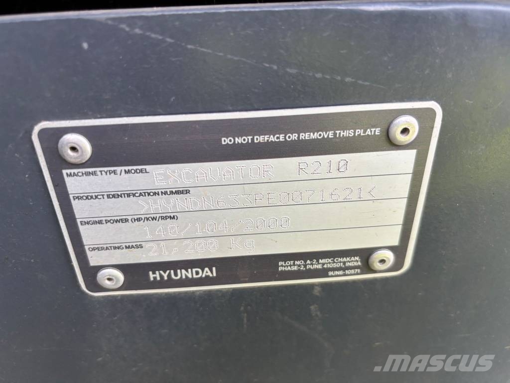 Hyundai R 210 L (New / Non-CE) Gravemaskiner på larvebånd