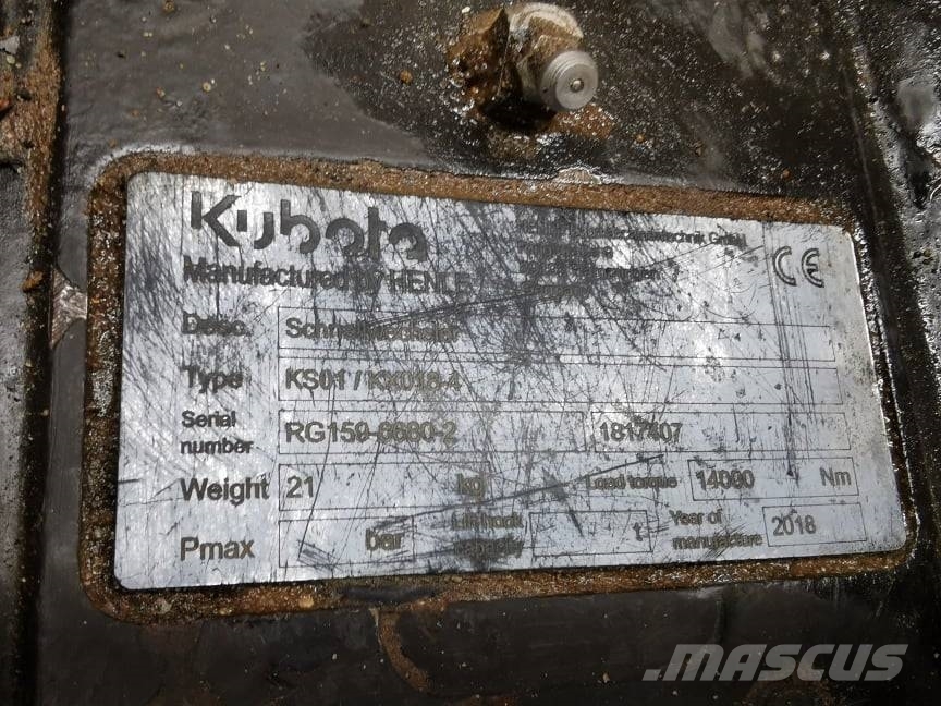 Kubota KX018-4 quick coupler Inne akcesoria