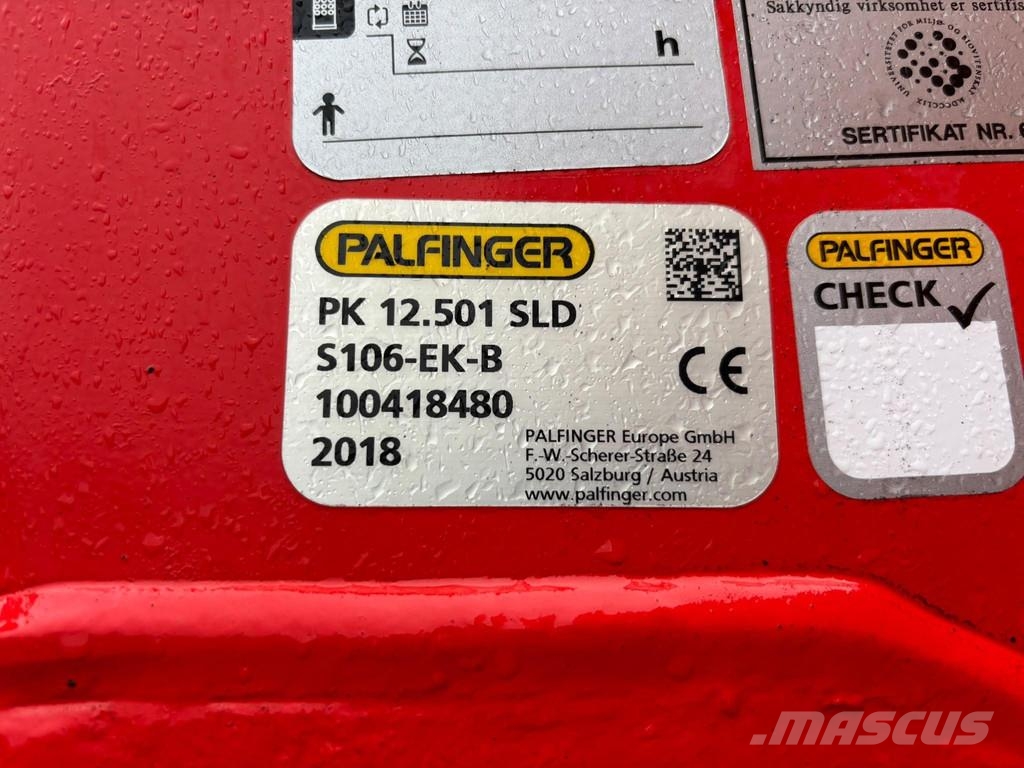 Volvo FH 16 580 6x2 PK 12.501 YEAR 2018 / RETARDER / PLA Smagās mašīnas ar celtni