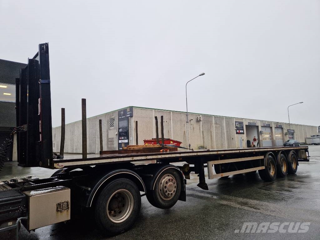 Nordic Trailer Rettsemi نصف مقطورات مسطحة / مفصلية الجوانب