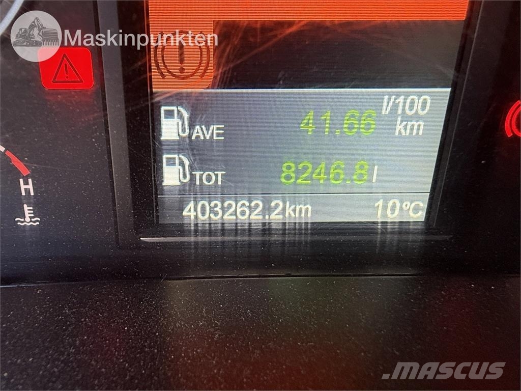 Scania P400LB6X2*4HNA Vlakke laadvloer met kraan