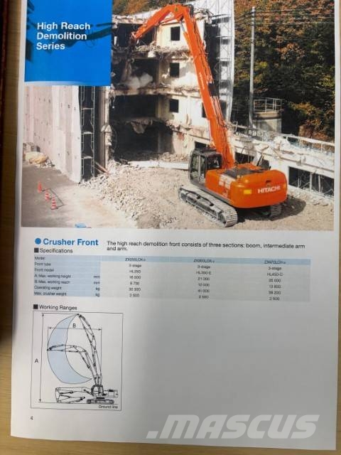 フル Hitachi ZX 470 LC H-3, 2011, MOL, Belgium - Used demolition