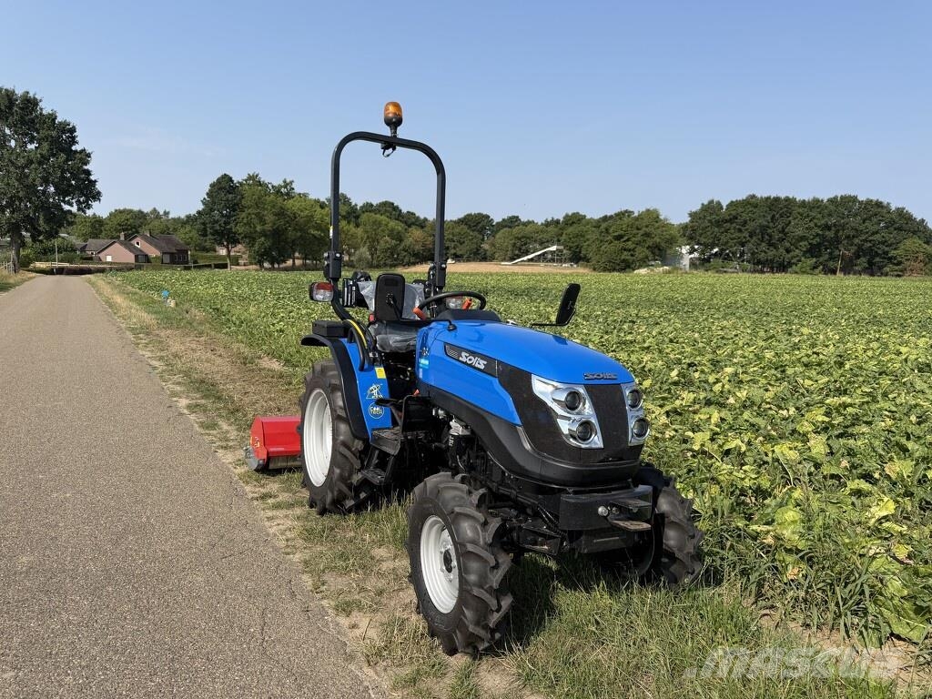 Solis minitractor DEMO 2026 16 uur optie klepelmaaier Traktory