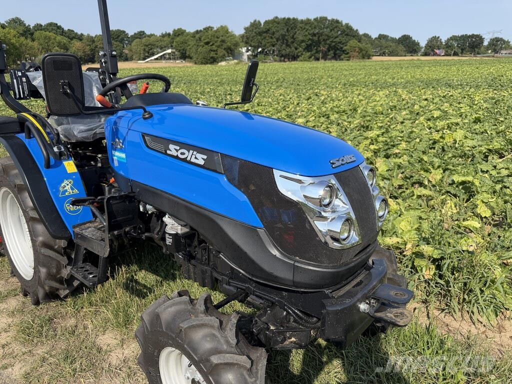 Solis minitractor DEMO 2026 16 uur optie klepelmaaier Traktory