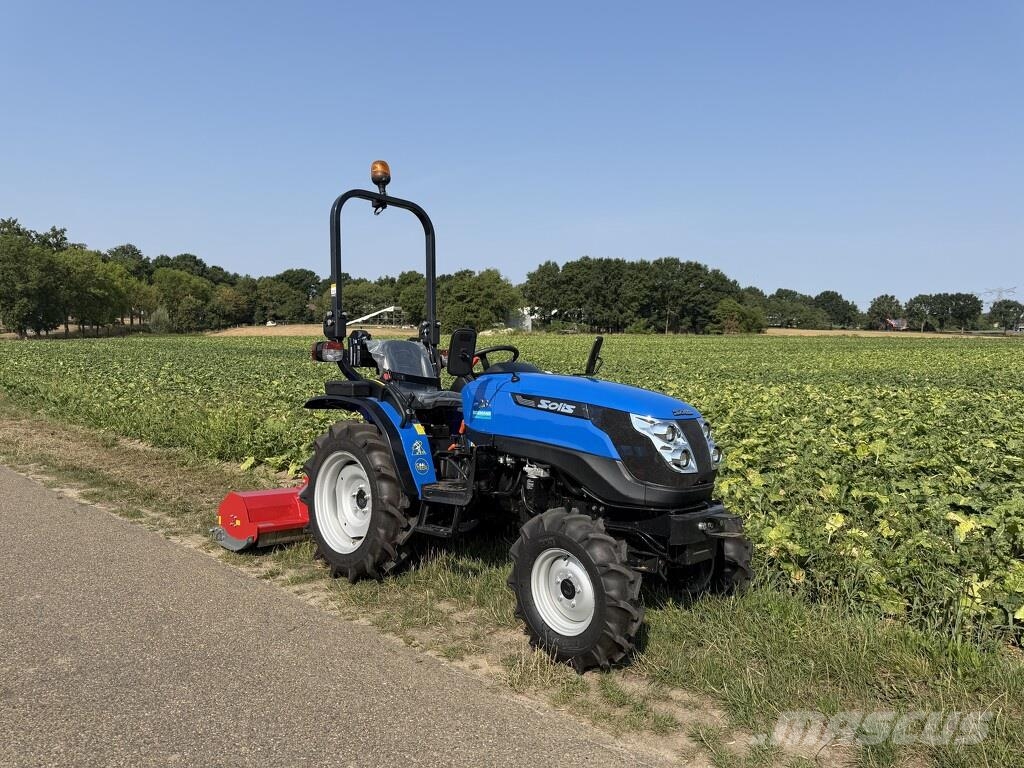 Solis minitractor DEMO 2026 16 uur optie klepelmaaier Traktory