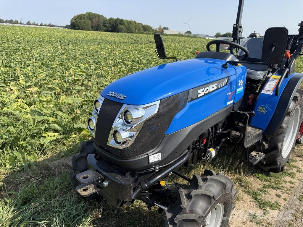 Solis minitractor DEMO 2026 16 uur optie klepelmaaier Traktory