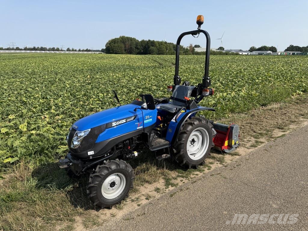Solis minitractor DEMO 2026 16 uur optie klepelmaaier Traktory