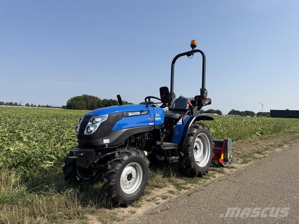 Solis minitractor DEMO 2026 16 uur optie klepelmaaier Traktory