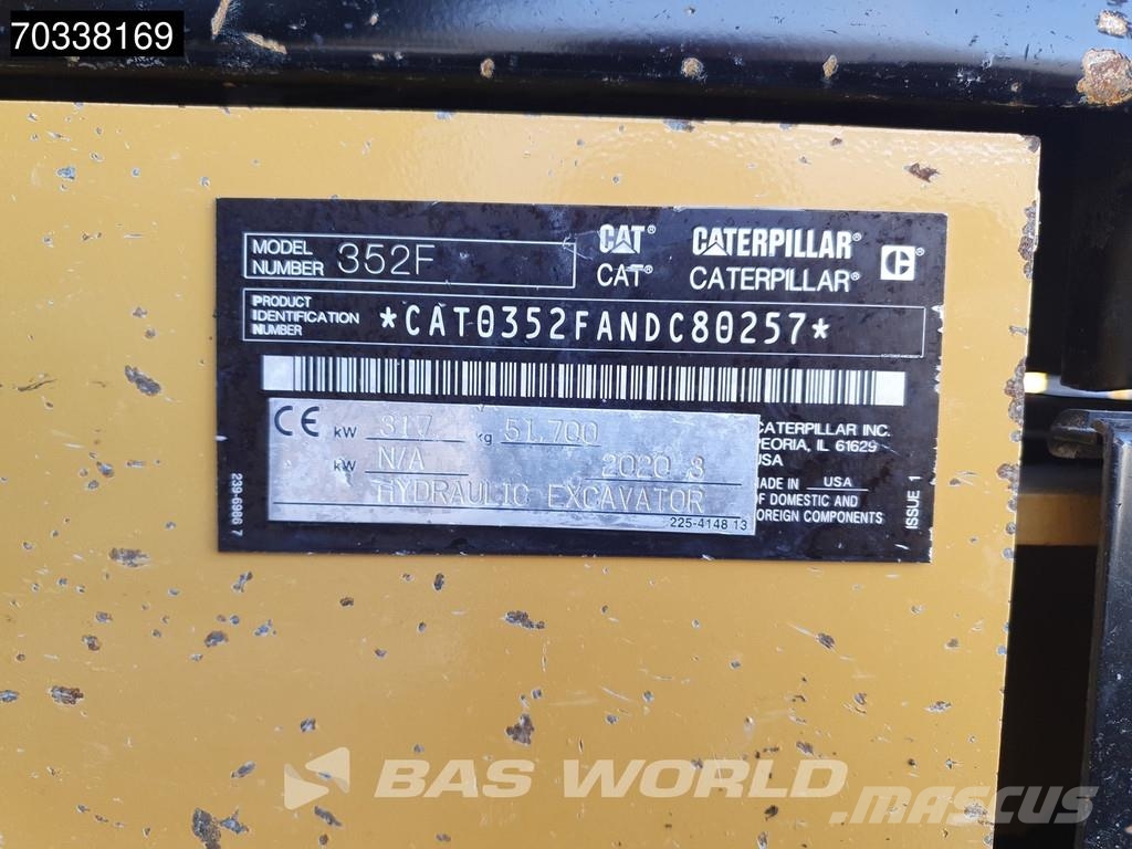 CAT 352 F Rupsgraafmachines