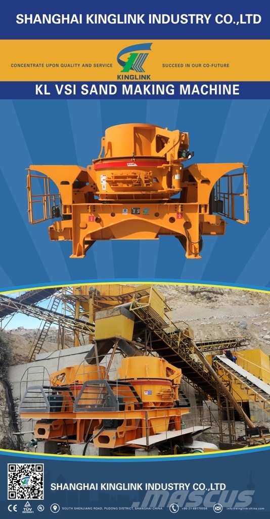 Kinglink VSI vertical shaft stone impact crusher Drupinātāji