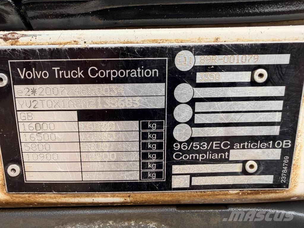 Volvo FL 250 Road Sweeper Úttakarító gépek