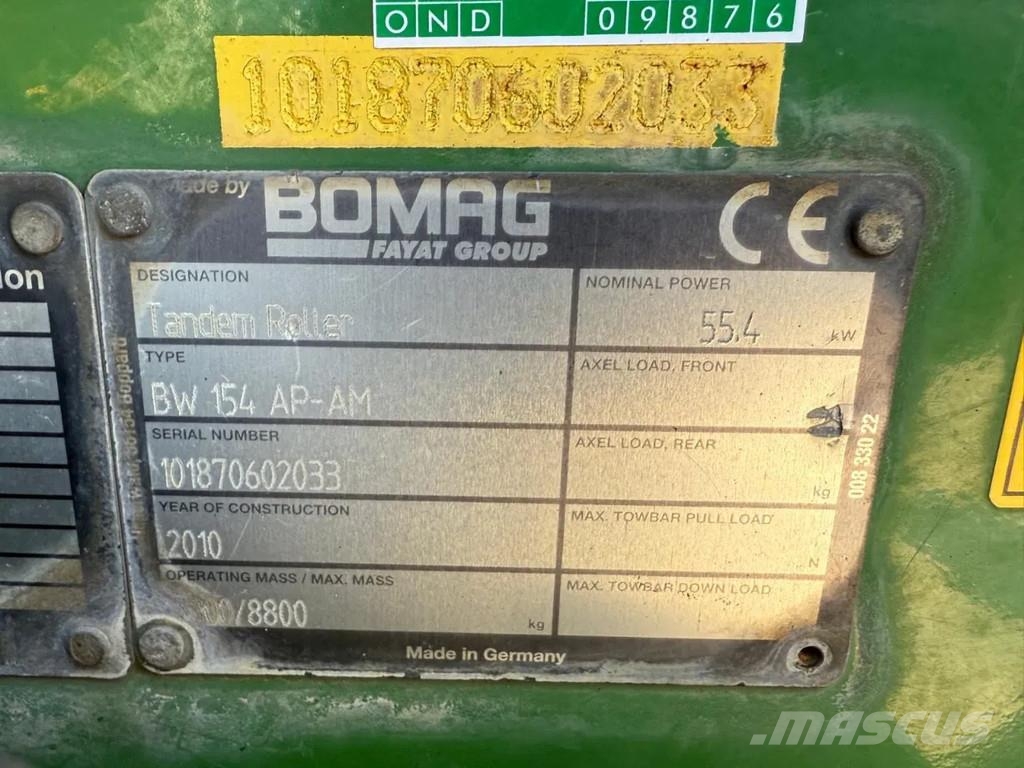 Bomag BW154AP Andre tromler
