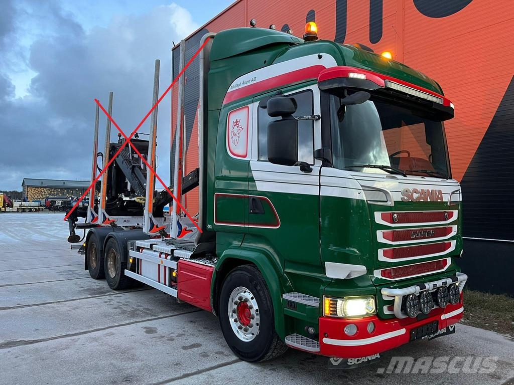Scania R 580 6x4 FOR SALE AS CHASSIS / RETARDER Camiones con chasís y cabina