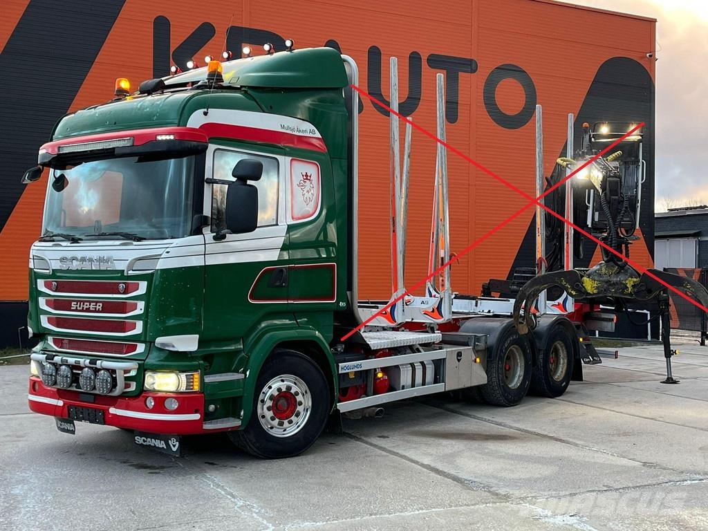 Scania R 580 6x4 FOR SALE AS CHASSIS / RETARDER Camiones con chasís y cabina