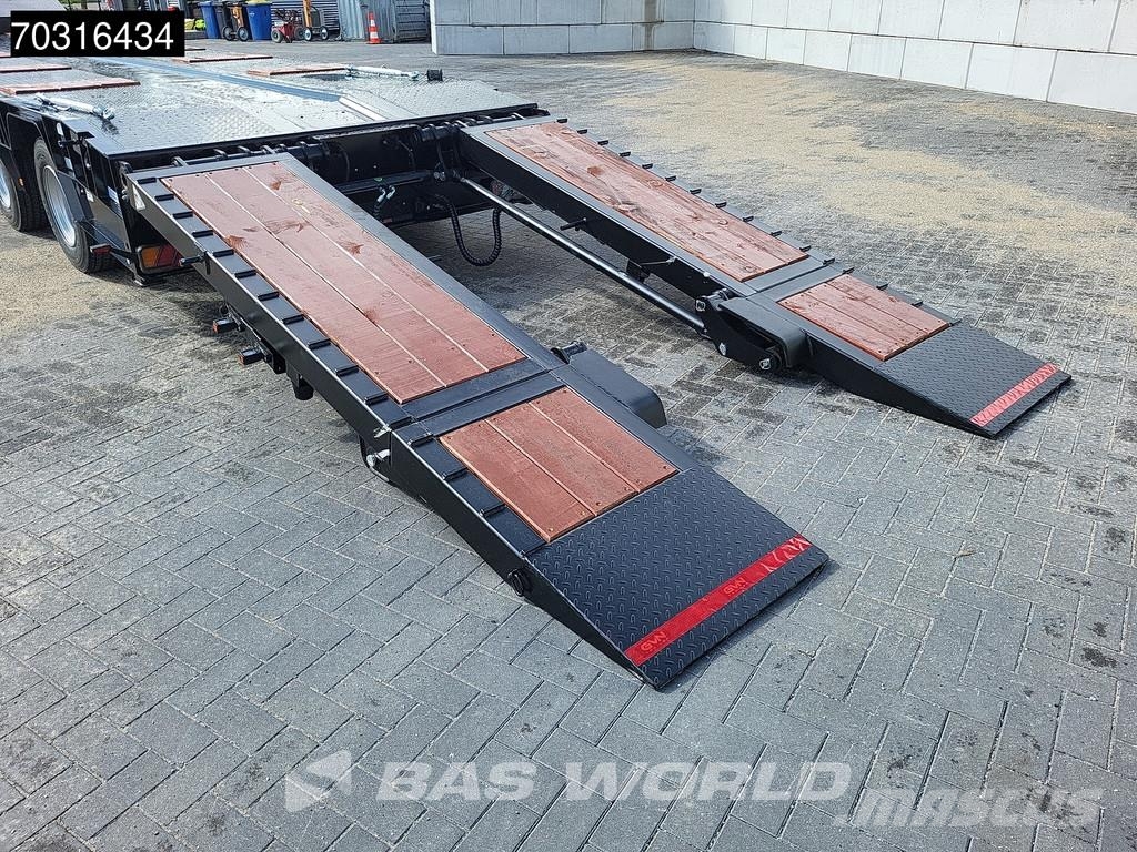  GVN 3 GVN 3 axles NEW! Lift + SteeringAxle Ramps Žemo iškrovimo puspriekabės