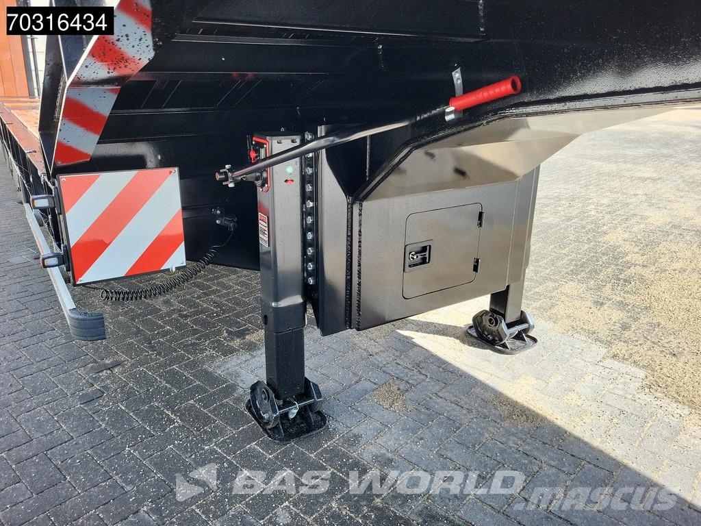  GVN 3 GVN 3 axles NEW! Lift + SteeringAxle Ramps Žemo iškrovimo puspriekabės