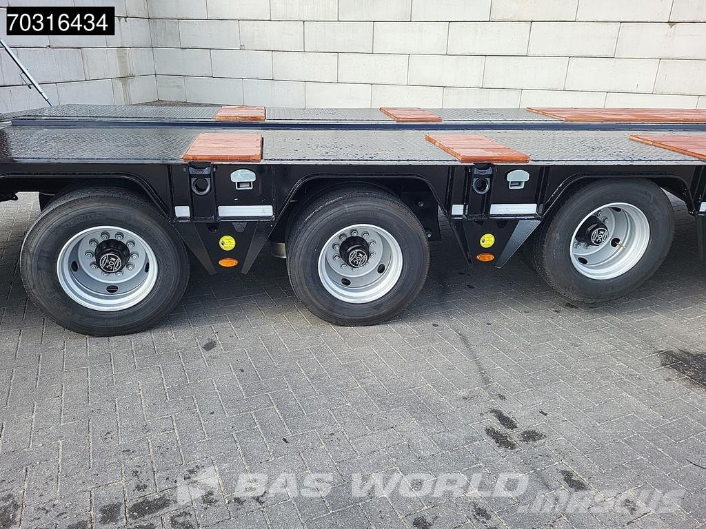  GVN 3 GVN 3 axles NEW! Lift + SteeringAxle Ramps Žemo iškrovimo puspriekabės