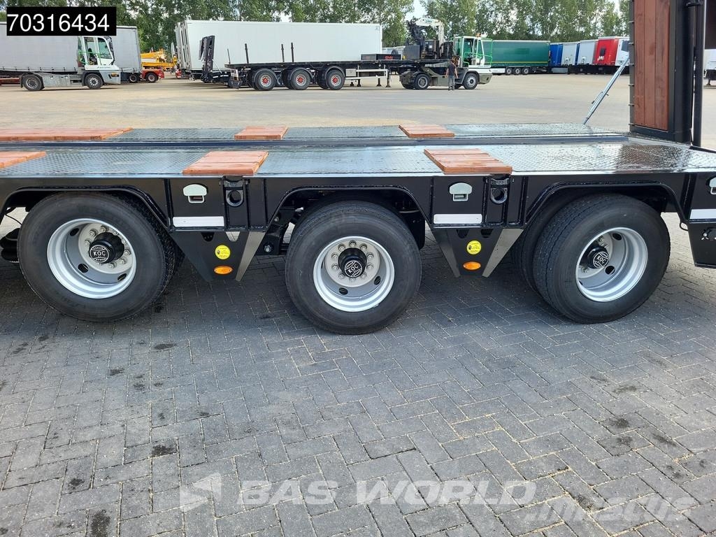  GVN 3 GVN 3 axles NEW! Lift + SteeringAxle Ramps Žemo iškrovimo puspriekabės