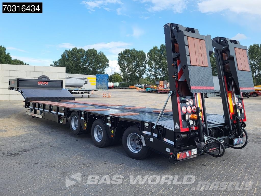 GVN 3 GVN 3 axles NEW! Lift + SteeringAxle Ramps Žemo iškrovimo puspriekabės