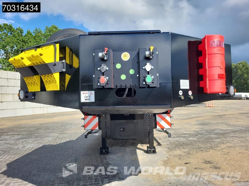  GVN 3 GVN 3 axles NEW! Lift + SteeringAxle Ramps Žemo iškrovimo puspriekabės