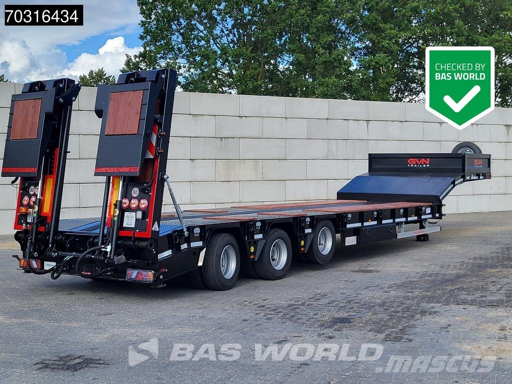  GVN 3 GVN 3 axles NEW! Lift + SteeringAxle Ramps Žemo iškrovimo puspriekabės