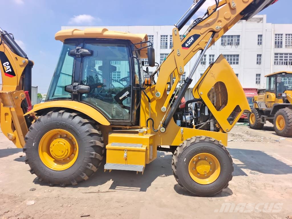 CAT 420F with Powerful Engine in Stock Backhoe