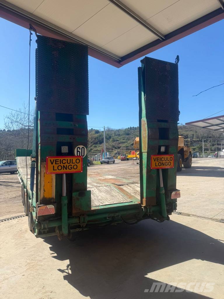 Actm S46315 نصف مقطورة مسطحة منخفضة