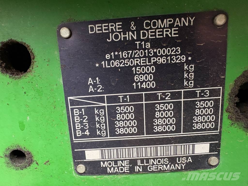 John Deere 6250 R 트랙터