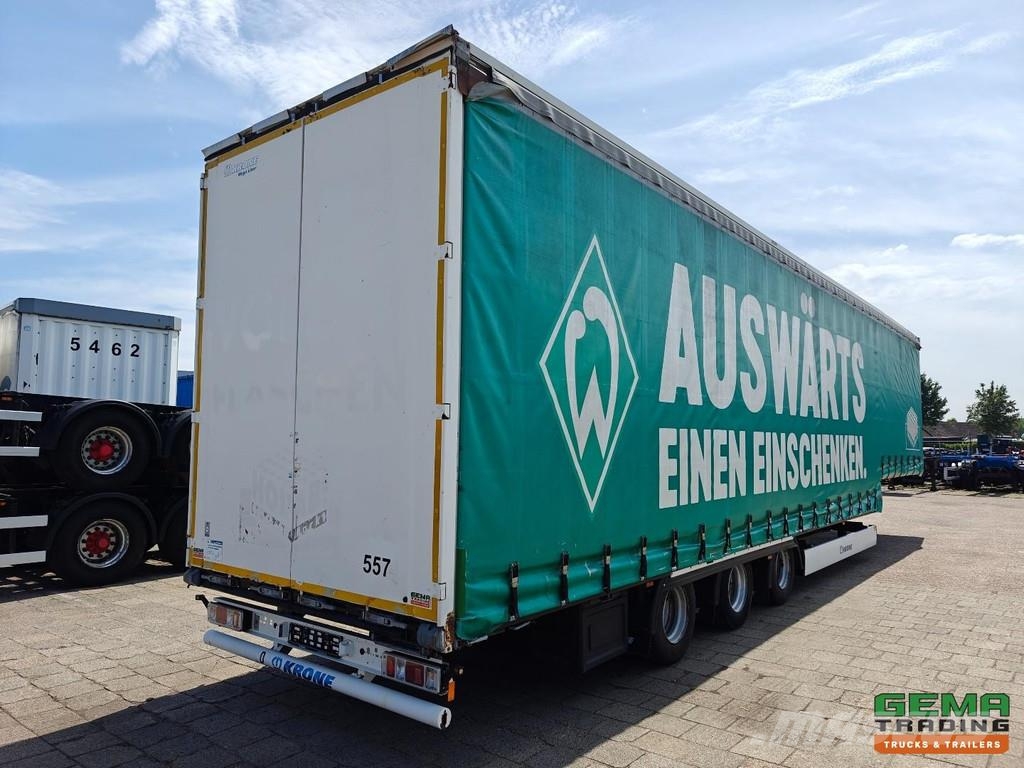 Krone SD Curtain-sided Semi-Low Loader 13.6m - Pop-up Ro Tieflader-Auflieger