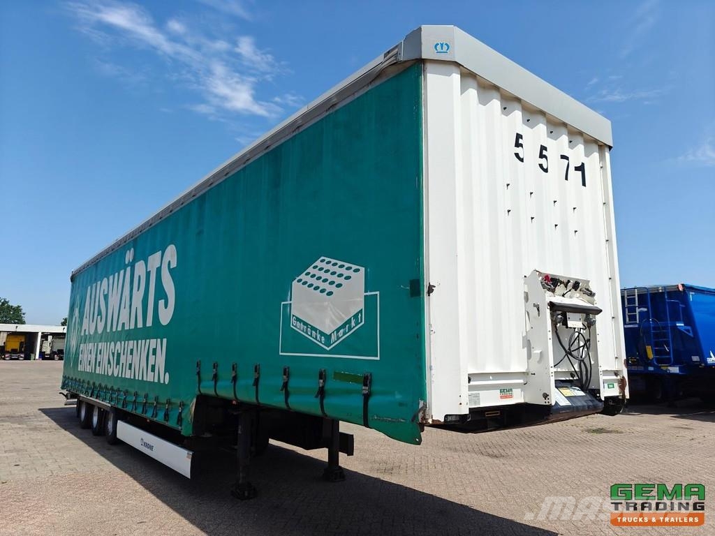 Krone SD Curtain-sided Semi-Low Loader 13.6m - Pop-up Ro Tieflader-Auflieger