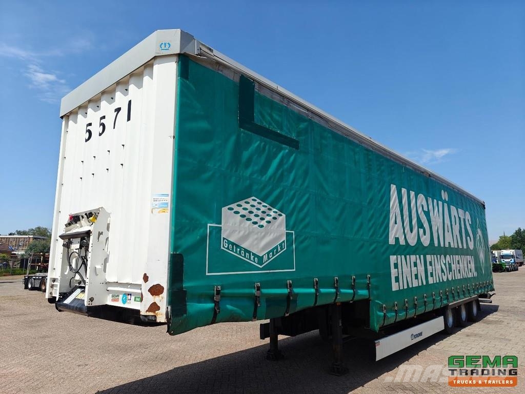 Krone SD Curtain-sided Semi-Low Loader 13.6m - Pop-up Ro Low loader-semi-trailers