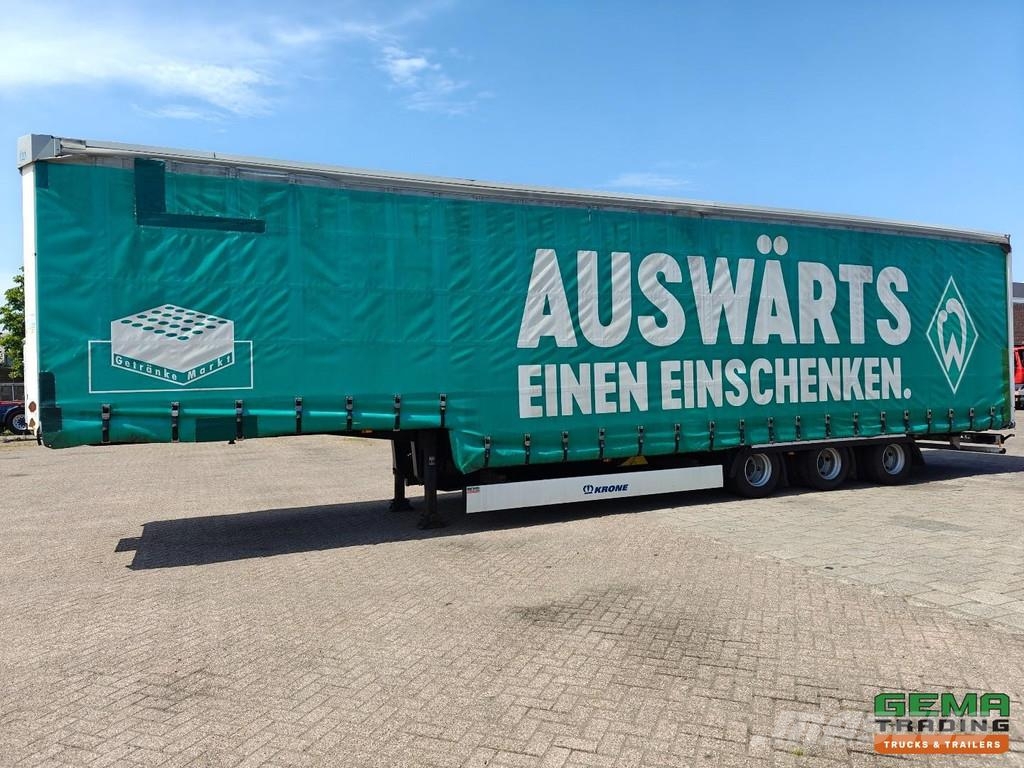Krone SD Curtain-sided Semi-Low Loader 13.6m - Pop-up Ro Tieflader-Auflieger