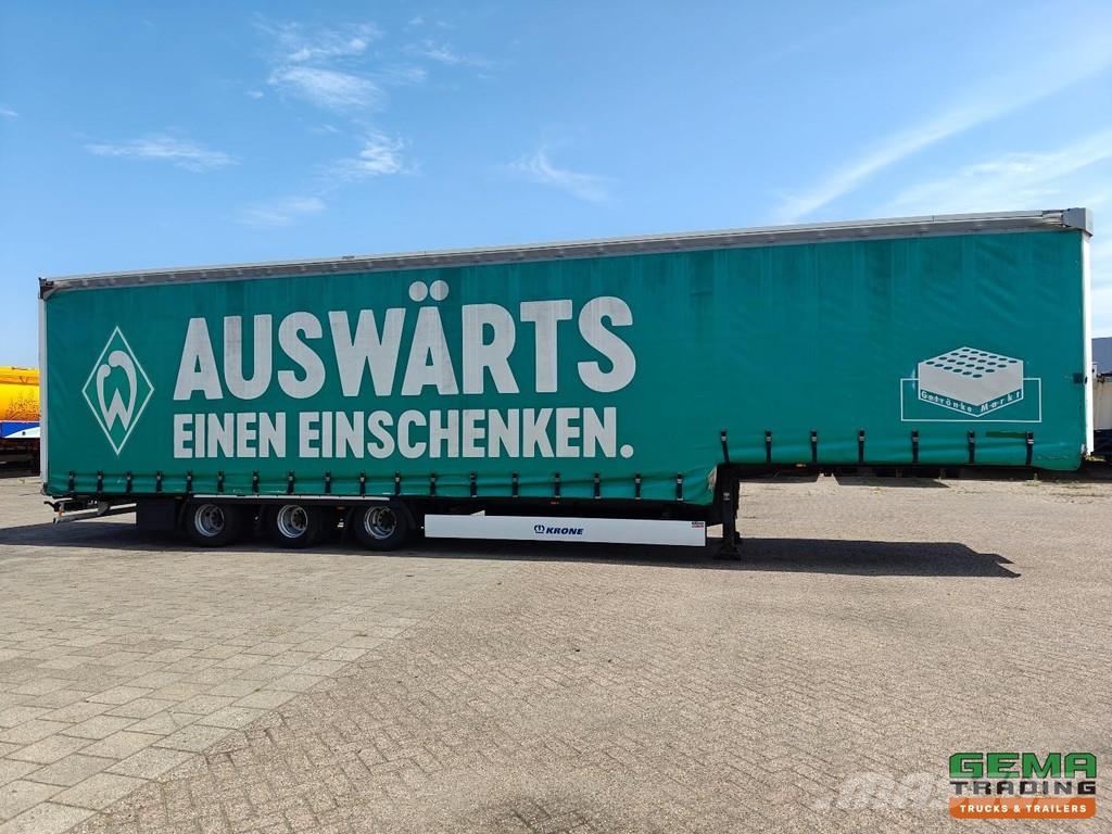 Krone SD Curtain-sided Semi-Low Loader 13.6m - Pop-up Ro Tieflader-Auflieger