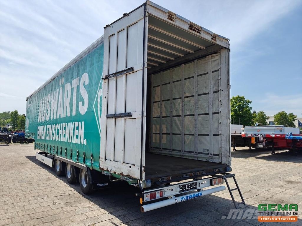 Krone SD Curtain-sided Semi-Low Loader 13.6m - Pop-up Ro Tieflader-Auflieger