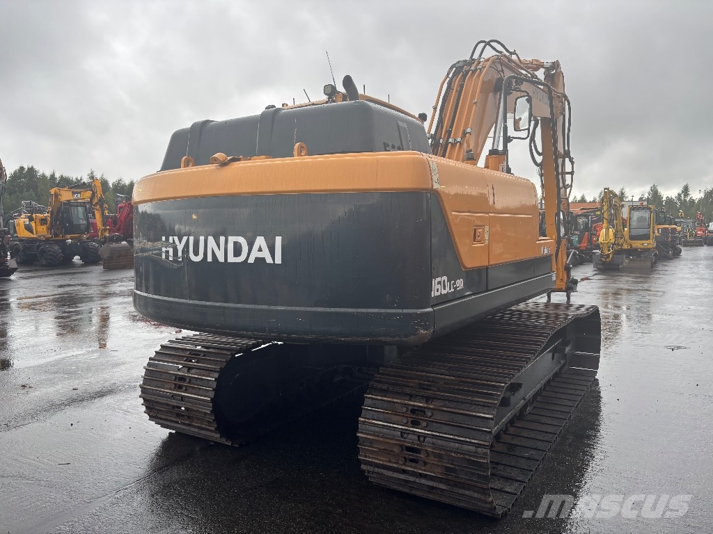 Hyundai Robex 160 / Pyörittäjä, Rasvari, Hyvä alakerta! Excavadoras sobre orugas