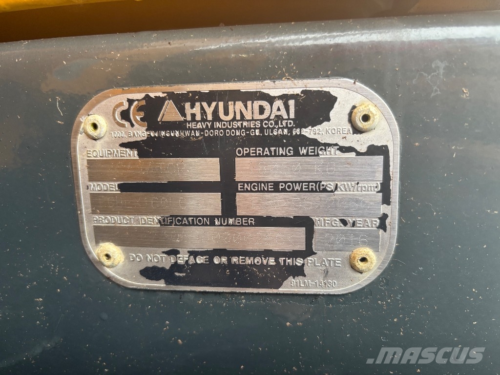 Hyundai Robex 160 / Pyörittäjä, Rasvari, Hyvä alakerta! Excavadoras sobre orugas