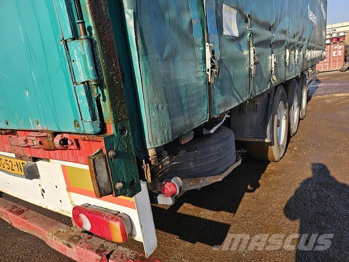 Pacton T3 001 | 3 axle curtainsider | Bpw drum. Schuifzeilen
