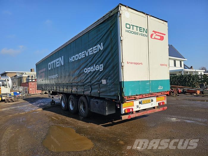 Pacton T3 001 | 3 axle curtainsider | Bpw drum. Schuifzeilen