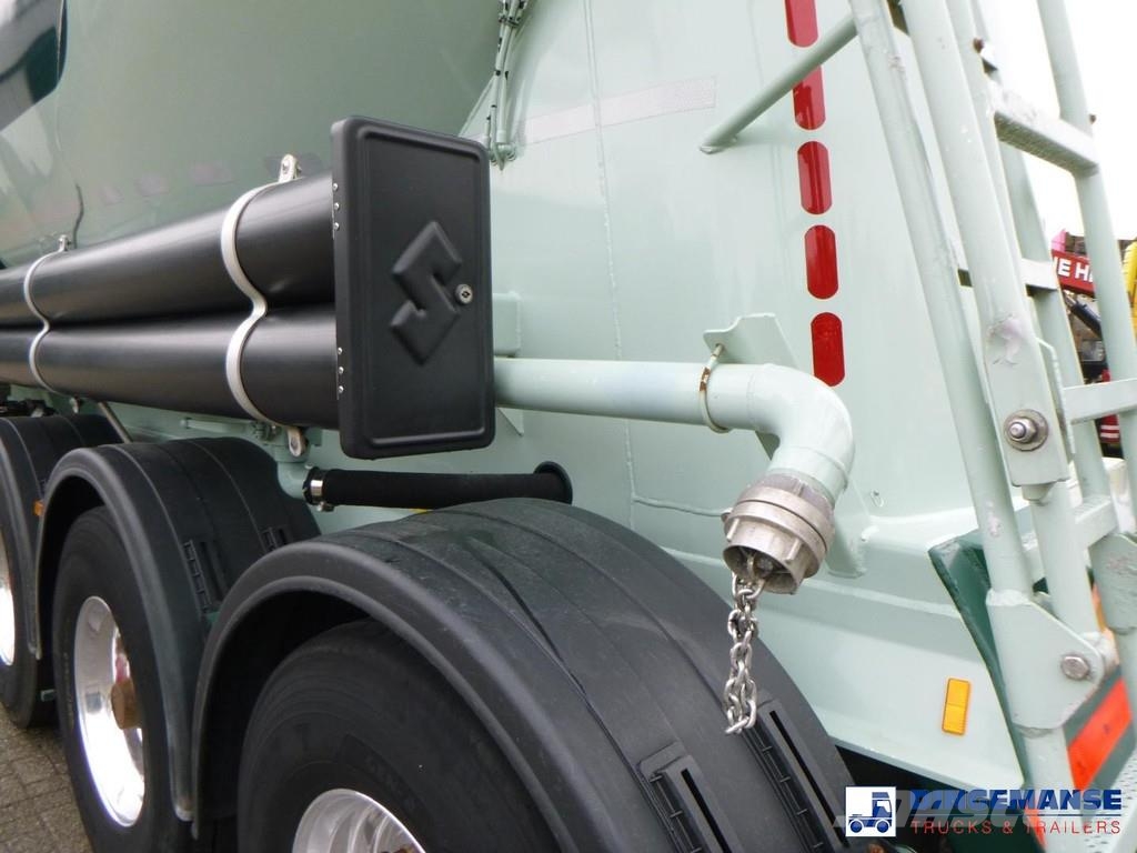 Spitzer Powder tank alu 37 m3 / 1 comp مقطورات ذات صهاريج