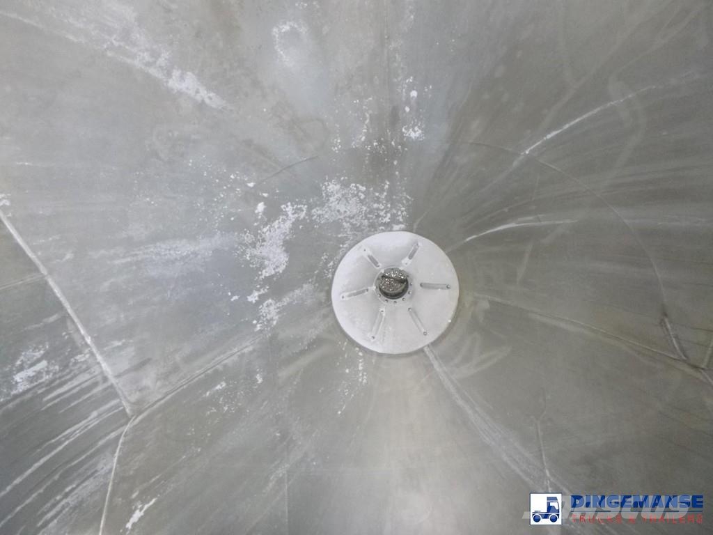 Spitzer Powder tank alu 37 m3 / 1 comp مقطورات ذات صهاريج