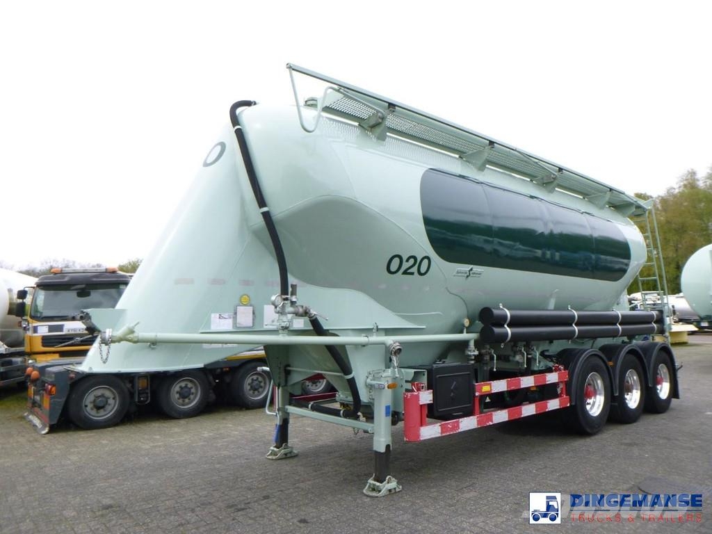 Spitzer Powder tank alu 37 m3 / 1 comp مقطورات ذات صهاريج