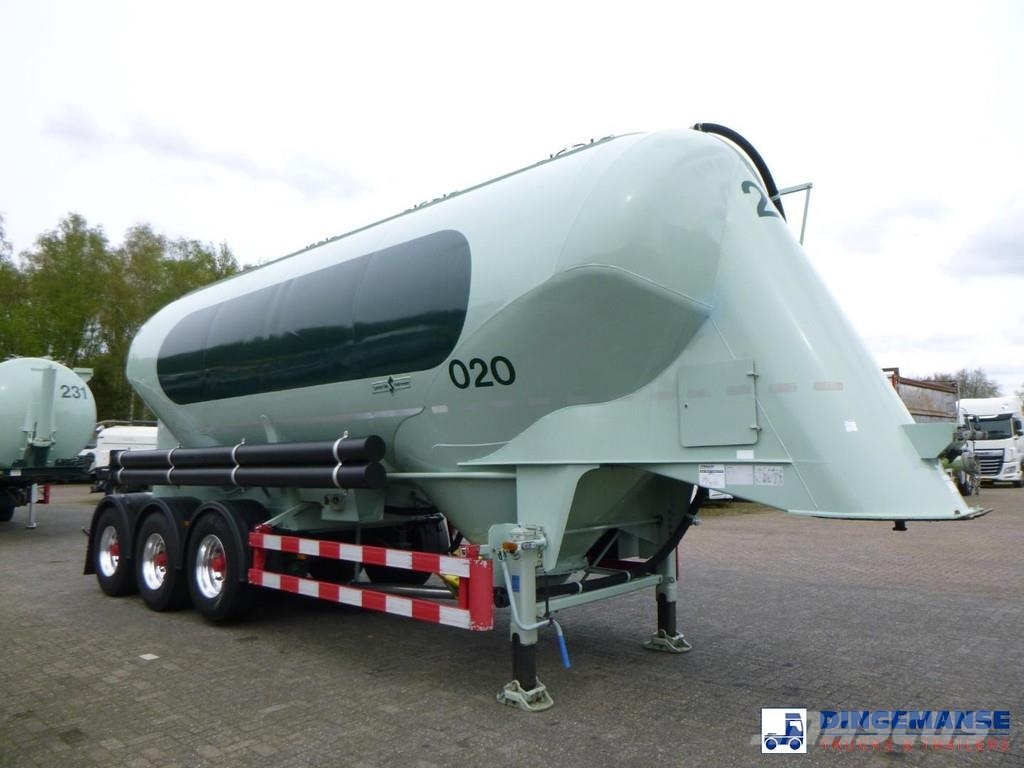Spitzer Powder tank alu 37 m3 / 1 comp مقطورات ذات صهاريج