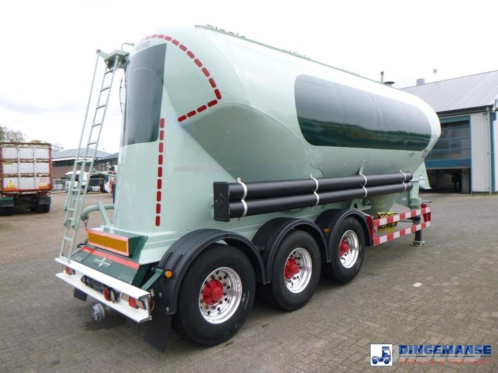 Spitzer Powder tank alu 37 m3 / 1 comp مقطورات ذات صهاريج