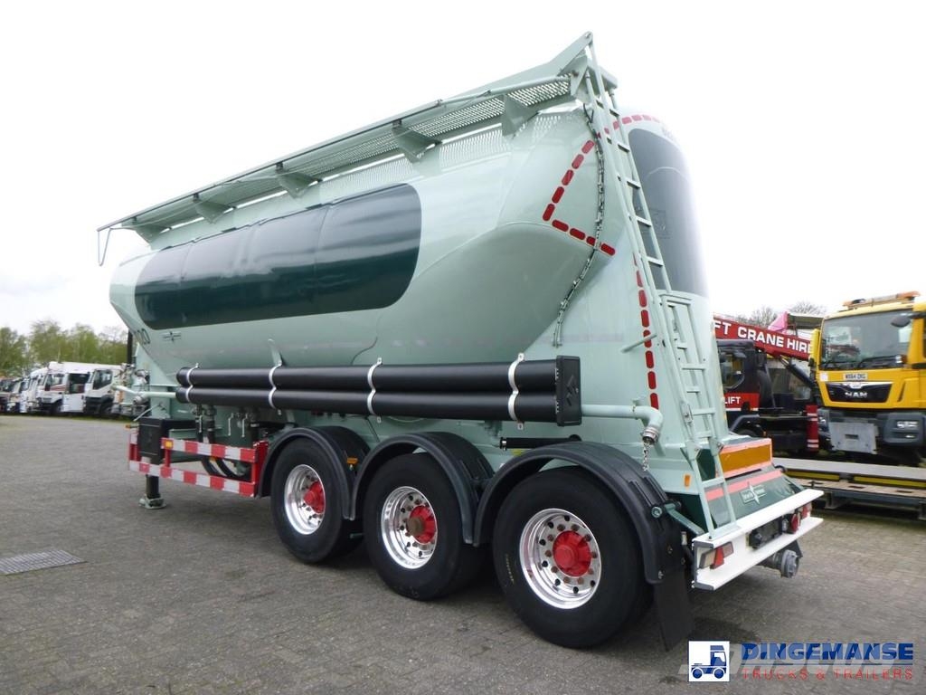 Spitzer Powder tank alu 37 m3 / 1 comp مقطورات ذات صهاريج